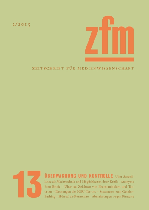 Cover ZfM 13, Thema Überwachung und Kontrolle