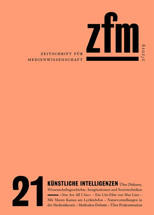Cover ZfM 21, Thema Künstliche Intelligenzen