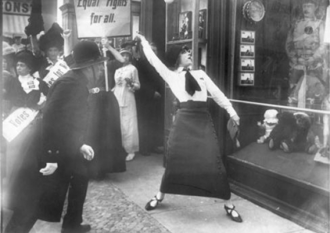 Asta Nielsen: Die Suffragette (Foto: Filmmuseum Potsdam)