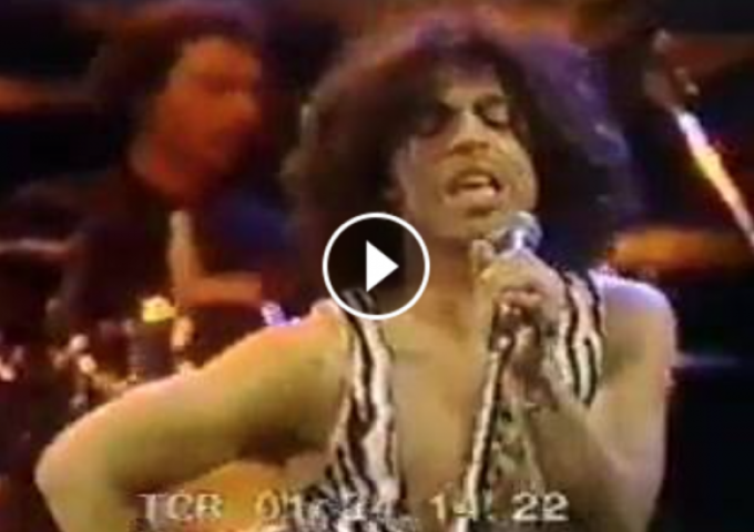 prince's first appearance on tv