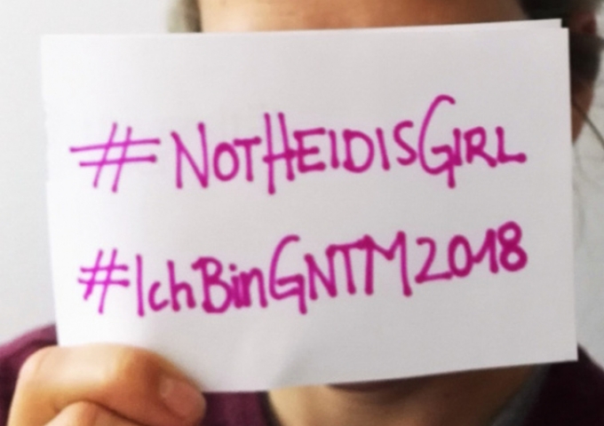 Hashtags NotHeidisGirl IchBinGNTM2018