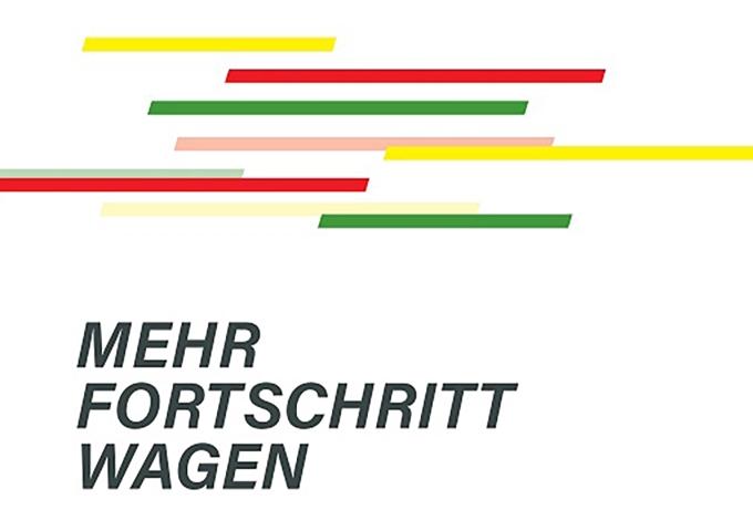 Deckblatt des Koalitionsvertrags 2021–2025