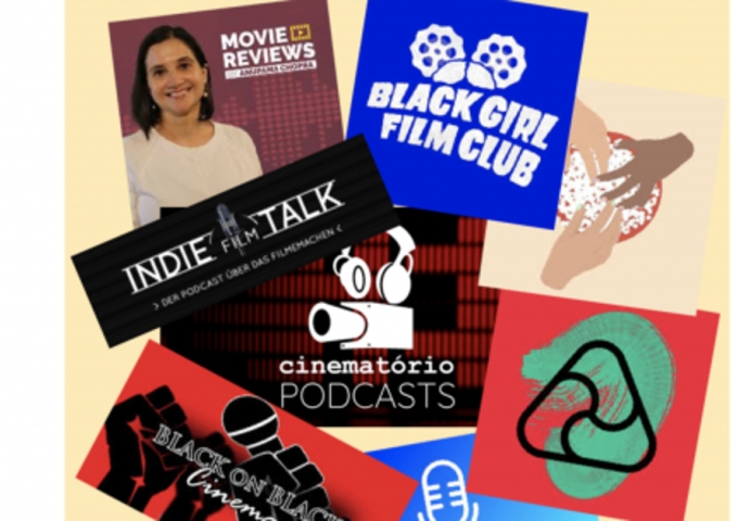 Logos von film- und serienbezogenen Audiopodcasts