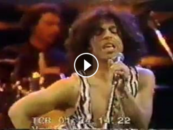 prince's first appearance on tv