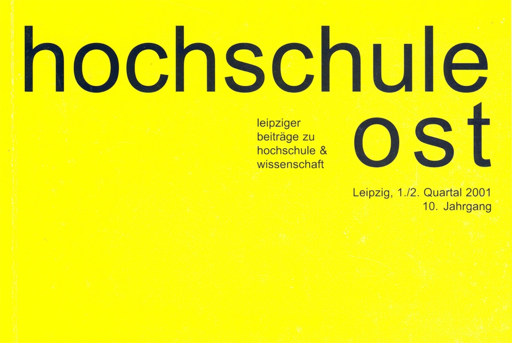 Gelbes Cover mit Text "Hochschule Ost"